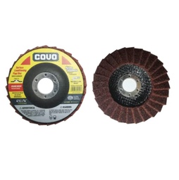[SE-P0845] DISCO 4" PULIR FELPA MARRON (G GRUESO)