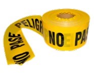 [SE-P0593] CINTA PELIGRO/NO PASE 3"*200MT DHAI